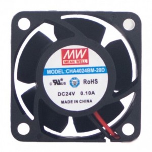 24VDC AXIAL COOLING FAN 40sqx20mm 2xBALL 10CFM CHA4024BM-20D