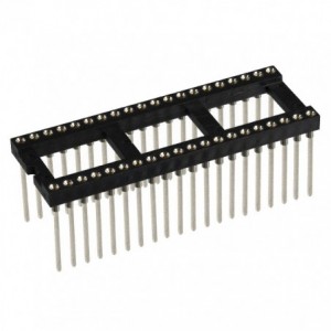 Ic Socket 0.6 40W Tulip Rnd Wide WIRE-WRAP Pins ISM40T1-06-RH-LONG