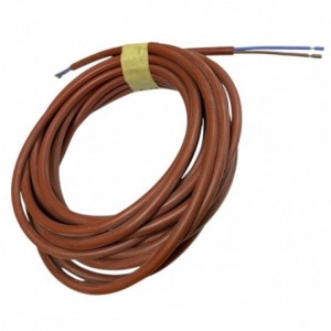 WIRE M/S 2C CSA2x1mm2 O6.3 RED - 7.5m SIF1.0