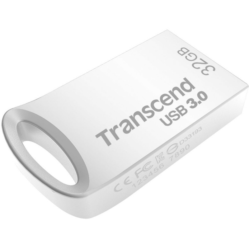 Transcend JetFlash 710 32GB USB 3.0 Flash Drive - Silver
