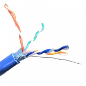 CAT6A U/FTP Ethernet Cable Screened 8C Solid Blue UTP6A