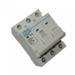 Circuit Breaker Din 63A 3P 3KA C-CURVE CB-AD47M-3363