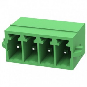 Pluggable Terminal Block 4W P3.5 Green 15EDGRN-3.5-04P-14-00Z(H)