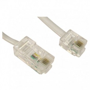 RJ45 to RJ11/RJ12 8P4C to 6P4C Telephone Cable - 5m
