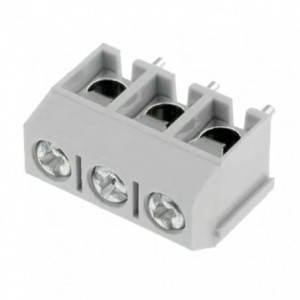 Terminal Block 3W P5.00 Grey Pcb KRE3
