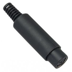 4P MINI-DIN Socket 04FSOLM
