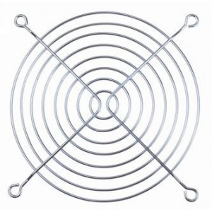 CHROME METAL FINGER GUARD FOR 150mm FAN TBA