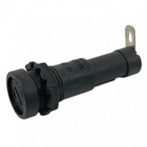 FUSE HOLDER IN-LINE 6x32mm SLOTTED CAP PLASTIC NUT R3-9P