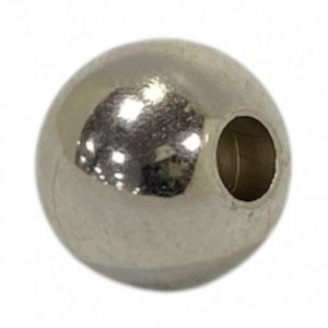 PEARL WHITE PLASTIC BALL 30mm WITH 9.5mm HOLE BALL-30