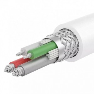 4C USB CABLE STRANDED SCREEN WHITE - 500m/REEL USB4CWH