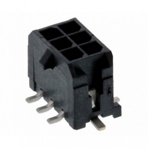 SMD SOCKET CONNECTOR HEADER DIL 6W P3mm 0430450619
