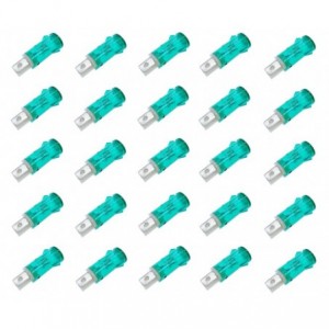 Pilot Light CLIP-ON 220V D12.7MM 220V Green - 100/BAG MDX14A-GREEN