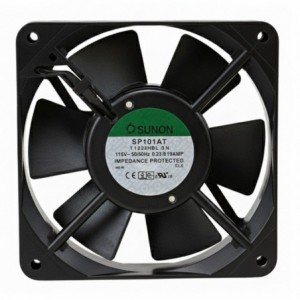 115V AXIAL FAN 120sqx25mm BAL 80CFM LEAD SP101AT-1122HBL.GN