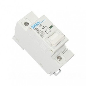 Circuit Breaker Din 125A 1P 6KA C-CURVE CB-AD47-1-61125
