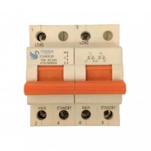 Change Over Switch 40A 415VAC 2P Din Mount CO-MOD-125-240