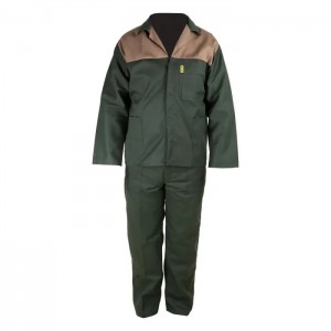 Overall 2 Pce 2T KHAKI/GRN Size 30 Chest 26 Waist