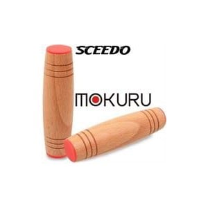 Sceedo SCMKWDBRN01 Mokuru Wood Finish Brown Fidget Stick Stress Toy
