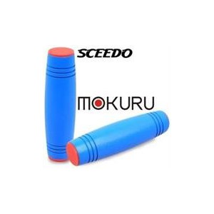 Sceedo SCMKWDBLU01 Mokuru Wood Finish Blue Fidget Stick Stress Toy
