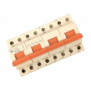 Change Over Switch 63A 415VAC 4P Din Mount CO-MOD-125-463