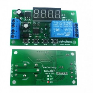 Pulse Counter Adj. Delay Relay ON/OFF Module 12VDC KC23C01-12