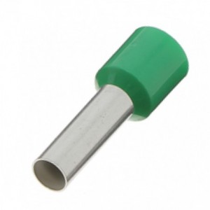BOOTLACE TERMINAL GREEN CSA6mm2 CL12mm PL21.5-DEBULK EVN6012