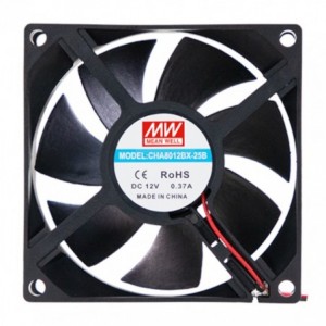 AXIAL COOLING FAN BALL BEAR. 80sqx25mm 12VDC 0.23A CHA8012BX-25B