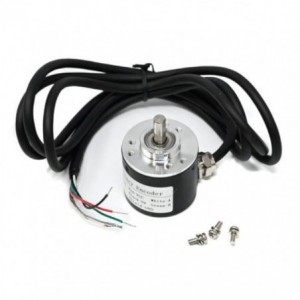ROTARY SHAFT ENCODER 400P/R 5-24V NPN 38mm 6mm OPEN END E38S6G5-400B-G24N