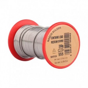 60T LEADED SOLDER WIRE W/RESIN CORE D2.5mm 250G F000122