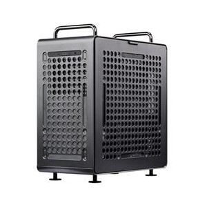 Cooler Master QUBE 540 ATX Case with Tempered Glass Side Panel- 1X 120mm (Rear) Black Fan Pre-Installed and Supporting Vertical / Horizontal Orientation and ITX to Full-Size E-ATX Motherboards (up to