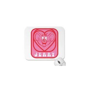 Tom and Jerry Mouse Pad - Colour: Pink Rainbow