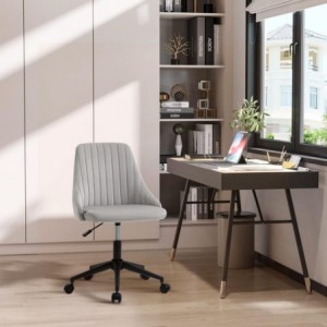 Oriela Minimalist Office Chair - L. Grey - Fine Living