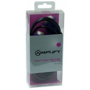 Amplify  AMP6016/BK  VGA Cable Male to Male - 1.5m,Black