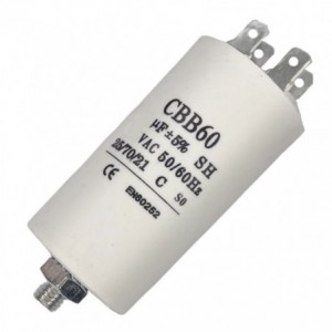 MOTOR RUNNING CAPACITOR 30uF 450V S/4T 42x90 - DEBULK CBB60-E-30UF-450VAC