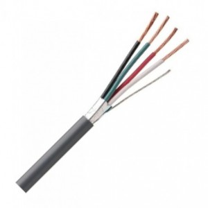 SIGNAL CABLE MYLAR SCREEN 4-CORES CSA0.2mm2 H122P22-GYC