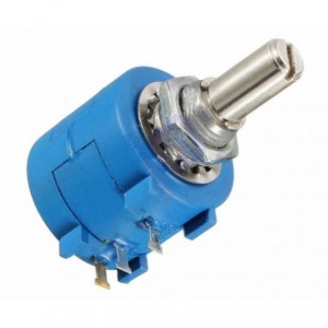 POTENTIOMETER 10-T LIN 22mm 5K0 2W SHAFT6.3mm 3590S-2-502L-CH