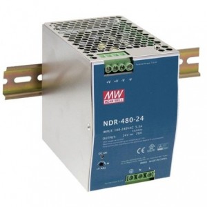 Power Supply D/R IN220V OUT24V 20A NDR-480-24