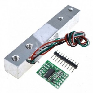LOAD CELL 10Kg WITH AMPLIFIER MODULE 80x13.5x13.5mm OPEN END HX711AD-10K