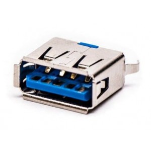 USB 3.0 AF SOCKET STR PCB TYPE-A L13mm 180655