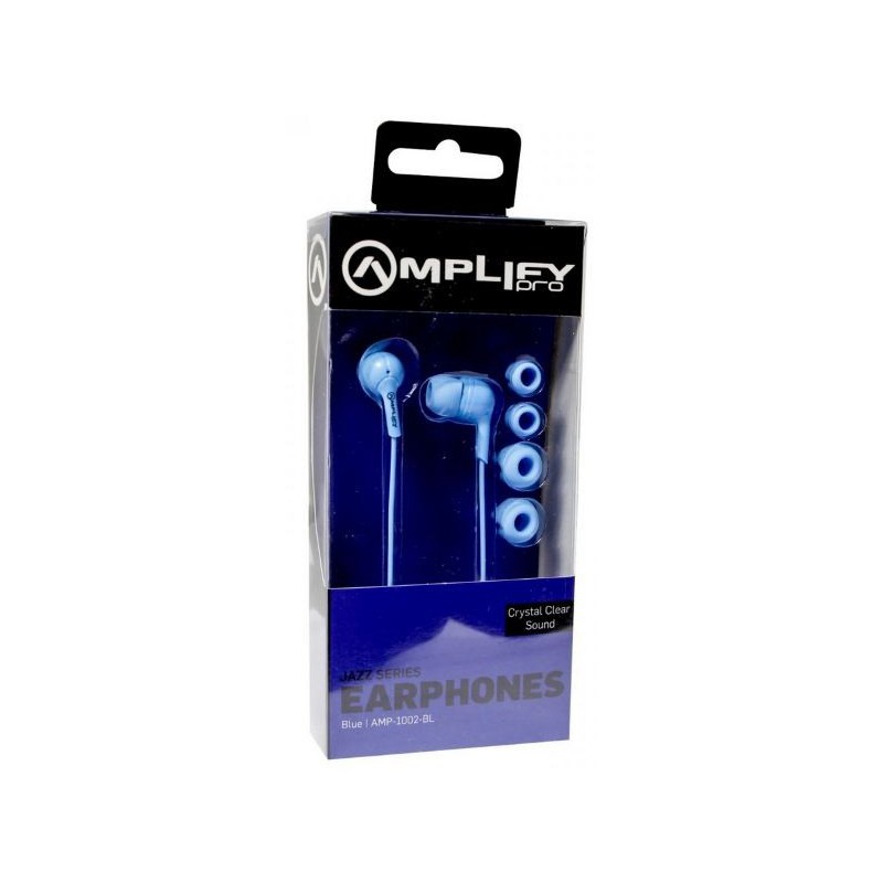 Amplify AMP-1002-BL  Pro Jazz Series Earphones,Blue