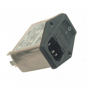 EMI/EMC MAINS IEC FILTER 6A WITH SWITCH &amp; FUSE HOLDER YQ06A1 / K24205D