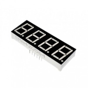 LED Display 4-DIGIT 7-SEGEMNT Ca Red SMA420564L 27200003