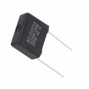 RC SNUBBER / FILTER 275VAC 0.033uF 120R P14mm RE120033