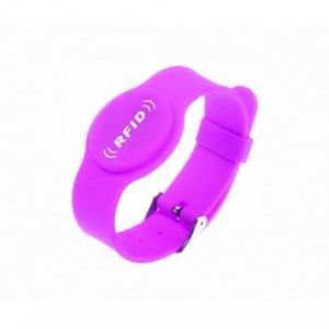 ADJUSTABLE WRIST BAND RFID TAG TK4100 125KHz - PINK TK4100 125KHz-PNK