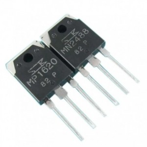 PNP &amp; NPN TO3PN BCE 10A 160V PAIR 2PCS/BAG MP1620P &amp; MN2488P