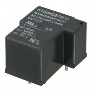 Relay Spdt 30A 12VDC T-SHAPE 6PCB NT90HCE12CB
