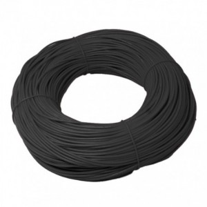 SILICONE WIRE M/S CU CSA0.5 O2.5 BLACK - 100m/ROLL SIF23301