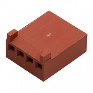 Housing / Socket 4W P2.54 Brown 6471-04M