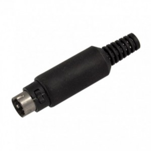 6P MINI-DIN Plug 06MSOLM1
