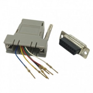 RJ12 To 15P D-SUB RJ12-15M