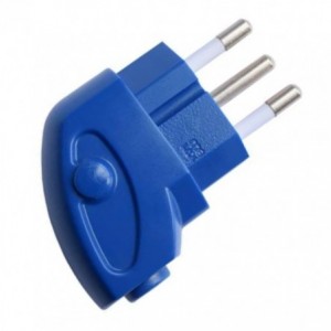 Slimline / Compact Dedicated Plugtop 16A Blue 1071BLUP